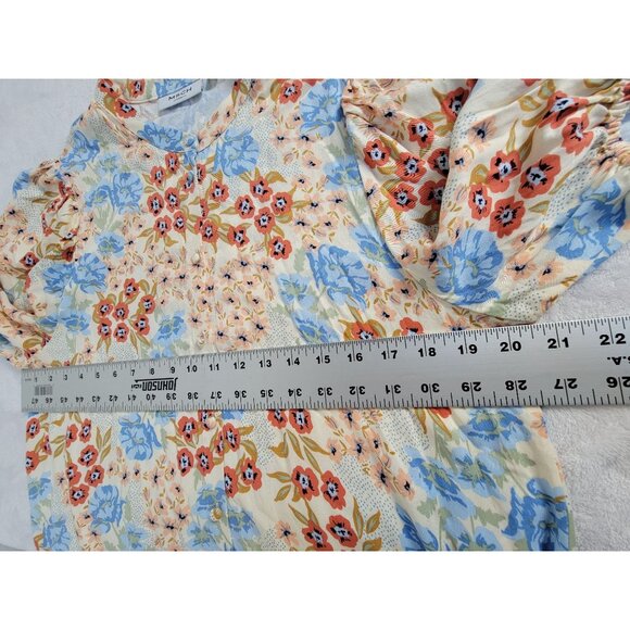 MSCH Copenhagen Ashlyn Raye 2/4 Dress AOP Small Multicolor 3/4 Sleeve Casual - Picture 8 of 10